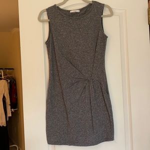 Mango grey comfy cotton dress